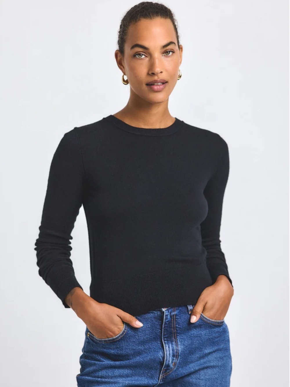 Derek Lam 10 Crosby Black Sweater- NWT